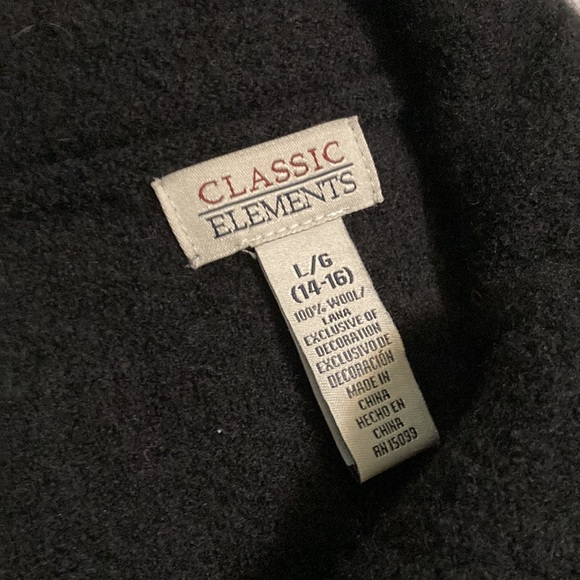 Classic elements 100% wool (Lana ) button up coat size XL - Picture 6 of 12